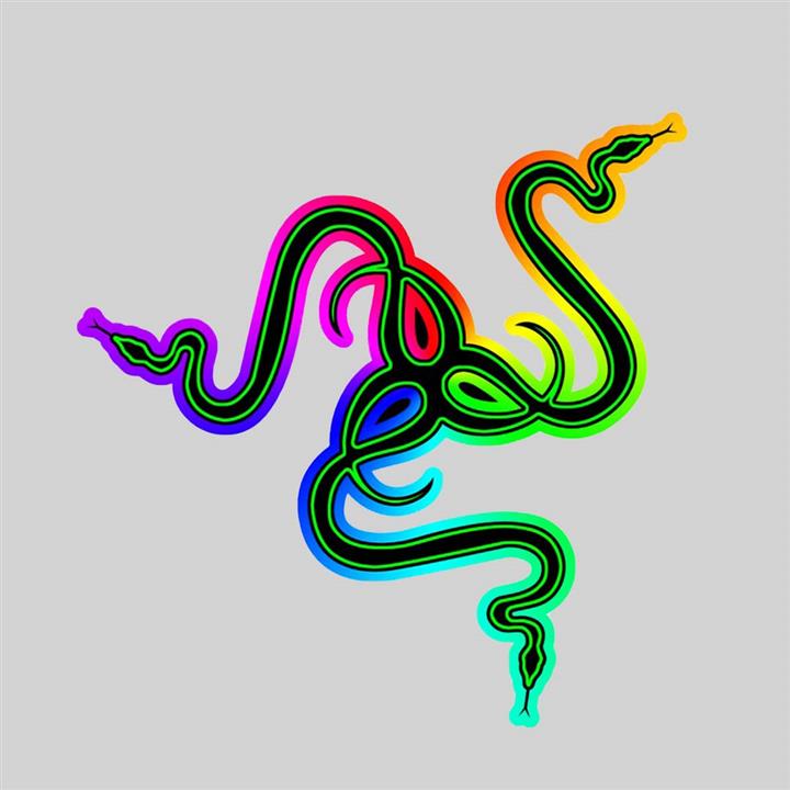 استیکر لپ تاپ کارنیکا طرح ریزر مدل razer-1717001